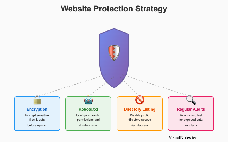 Website Protection Strategy Against Google Dorking